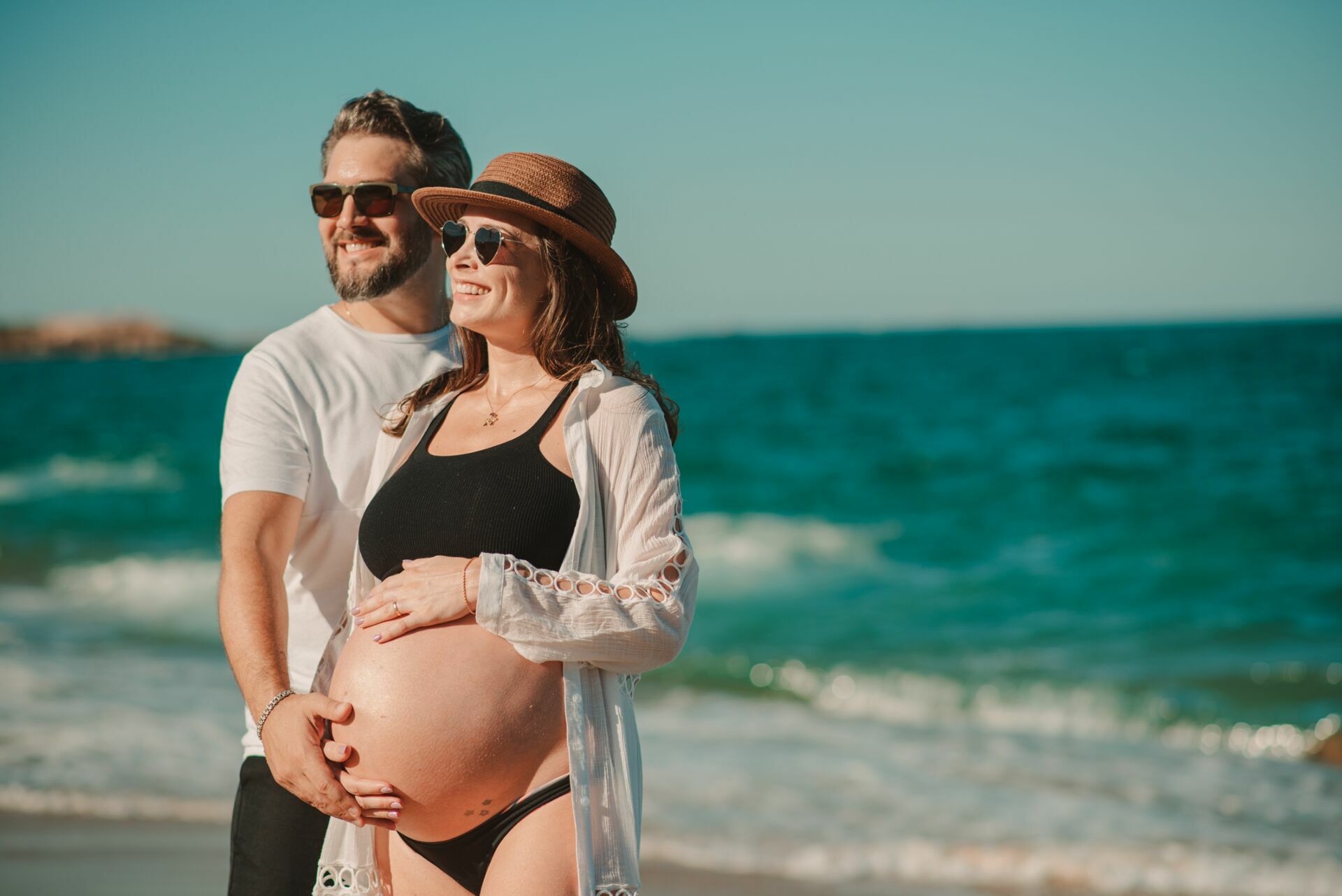 Foto Ensaio de Gestante em Balneário Camboriú | Carol, Edu & Celine   - Imagem 26