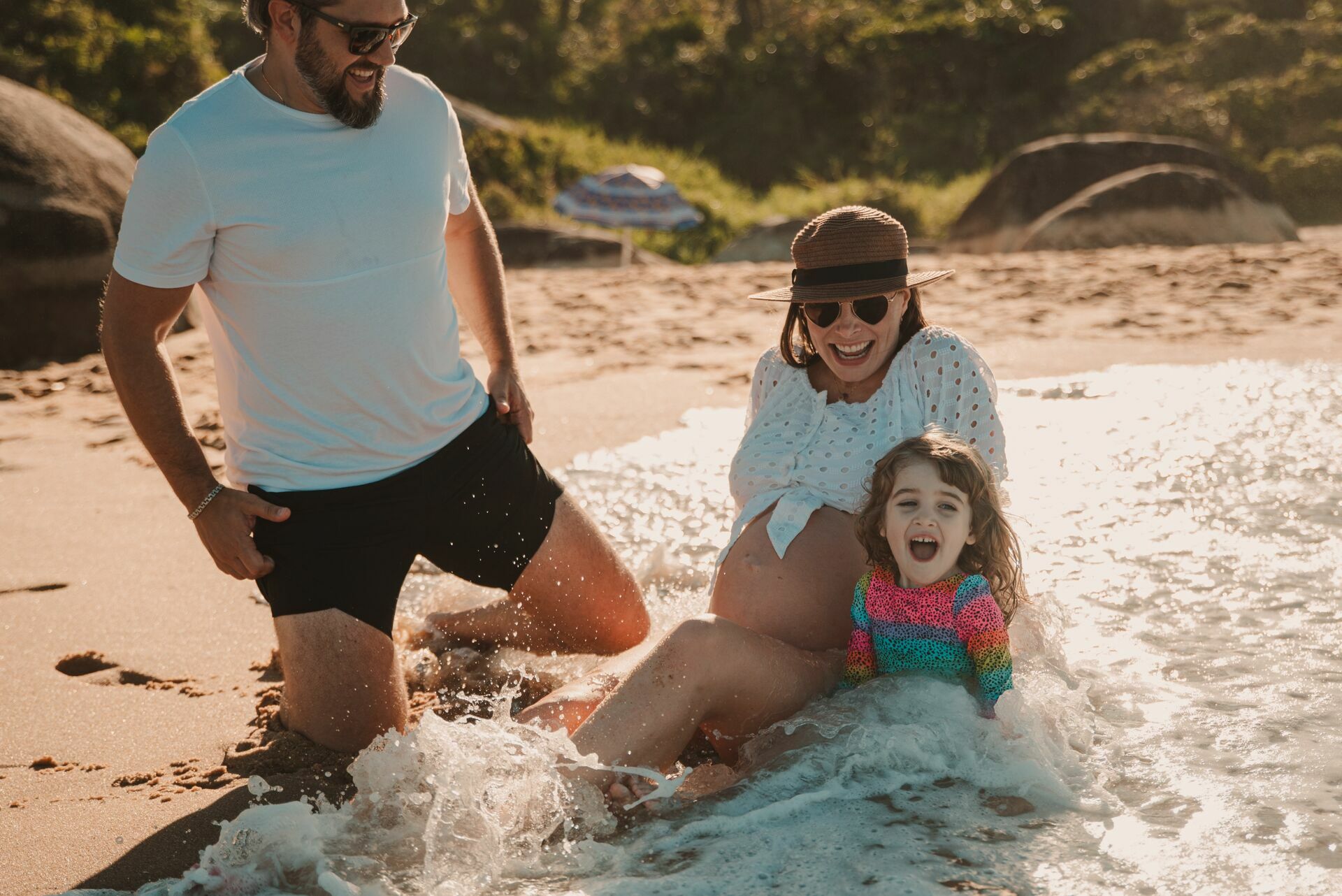 Foto Ensaio de Gestante em Balneário Camboriú | Carol, Edu & Celine   - Imagem 42