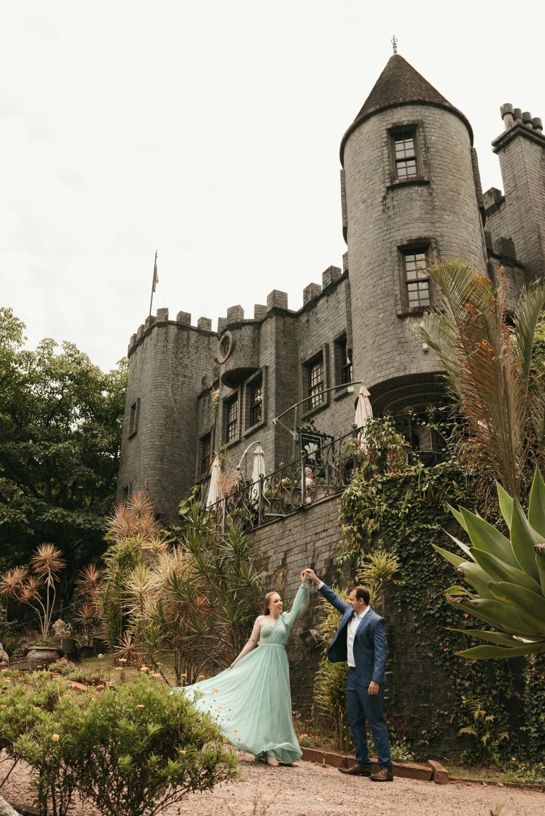 Foto Ensaio Pré Wedding no Castelo Britânico | Bruna & André - Imagem 1