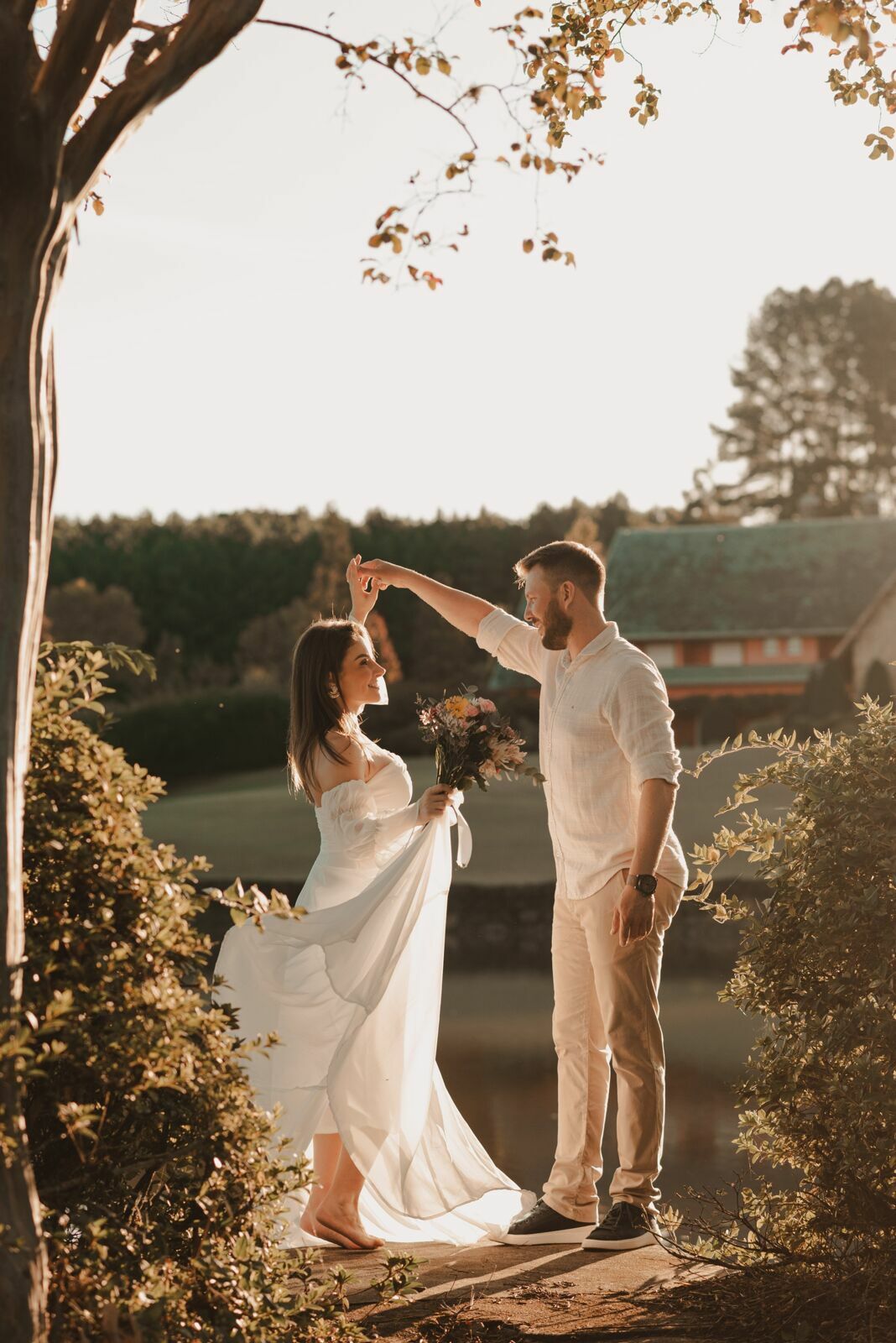 Foto Ensaio na Casa Civezzano em Erval Grande/RS - Vivi & Gustavo - Imagem 13