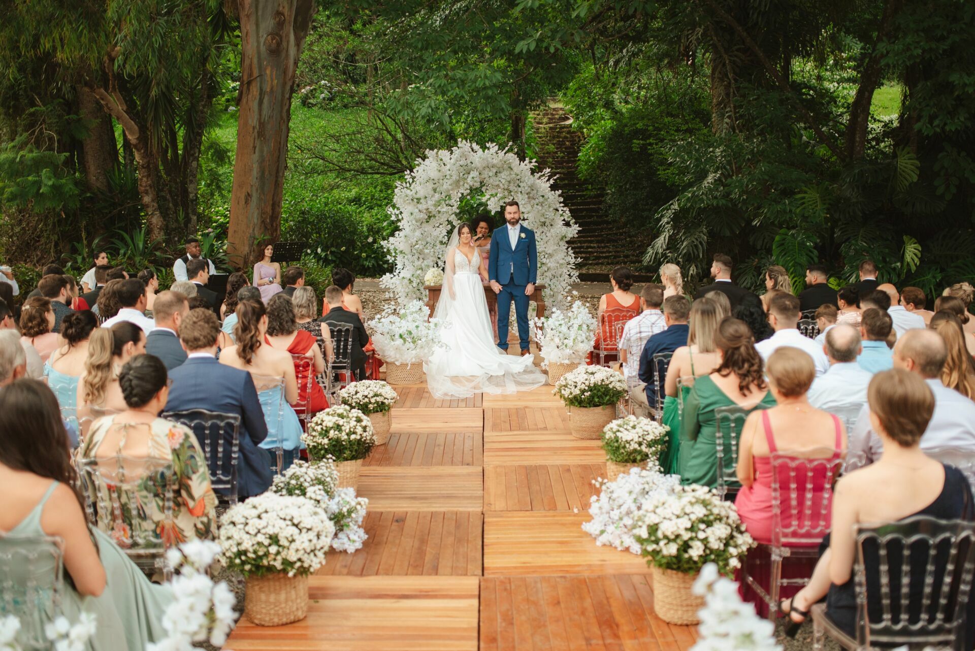 Foto Casamento ao ar livre na Casa Nostra Baseggio | Carol | Matheus - Imagem 30
