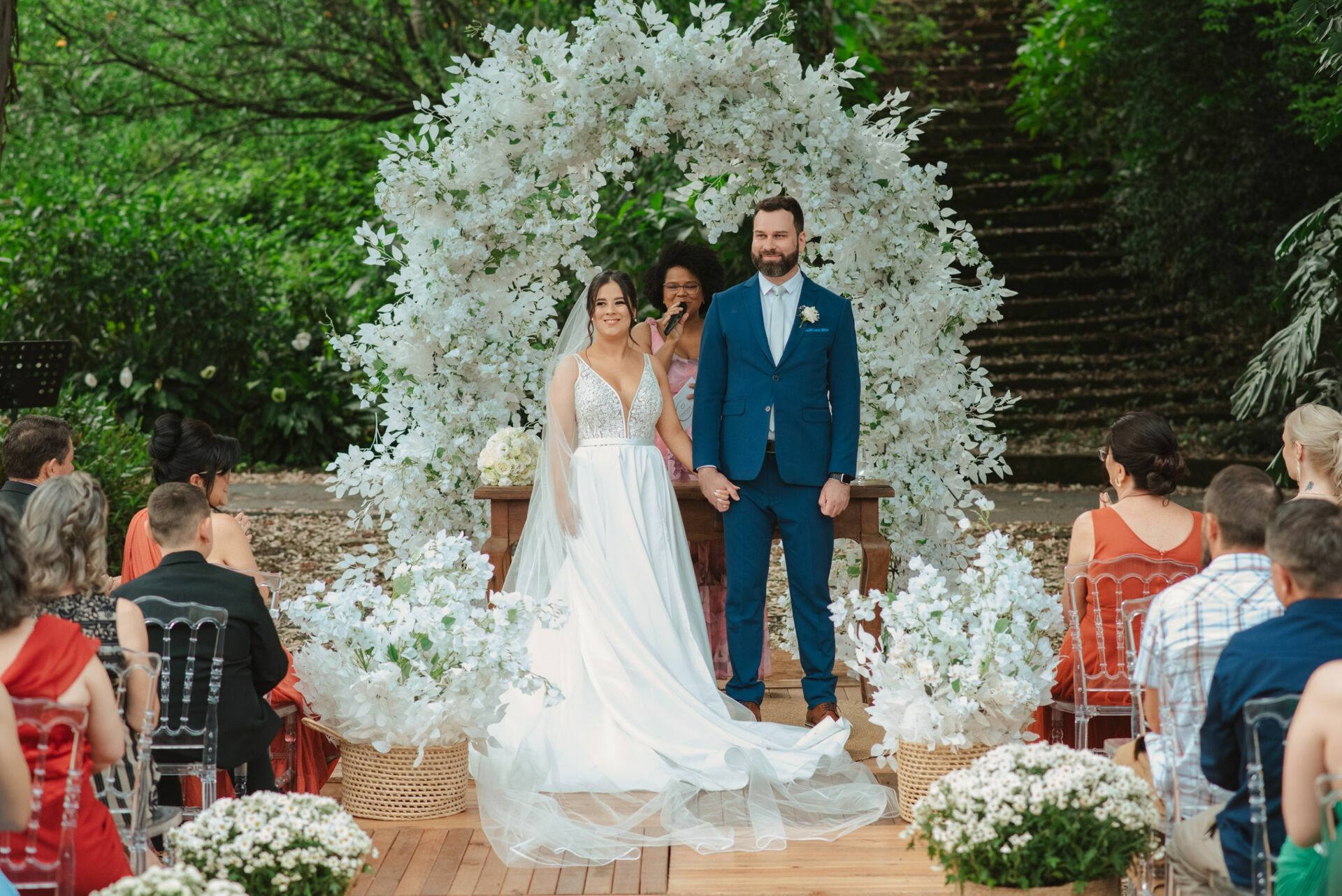Foto Casamento ao ar livre na Casa Nostra Baseggio | Carol | Matheus - Imagem 29