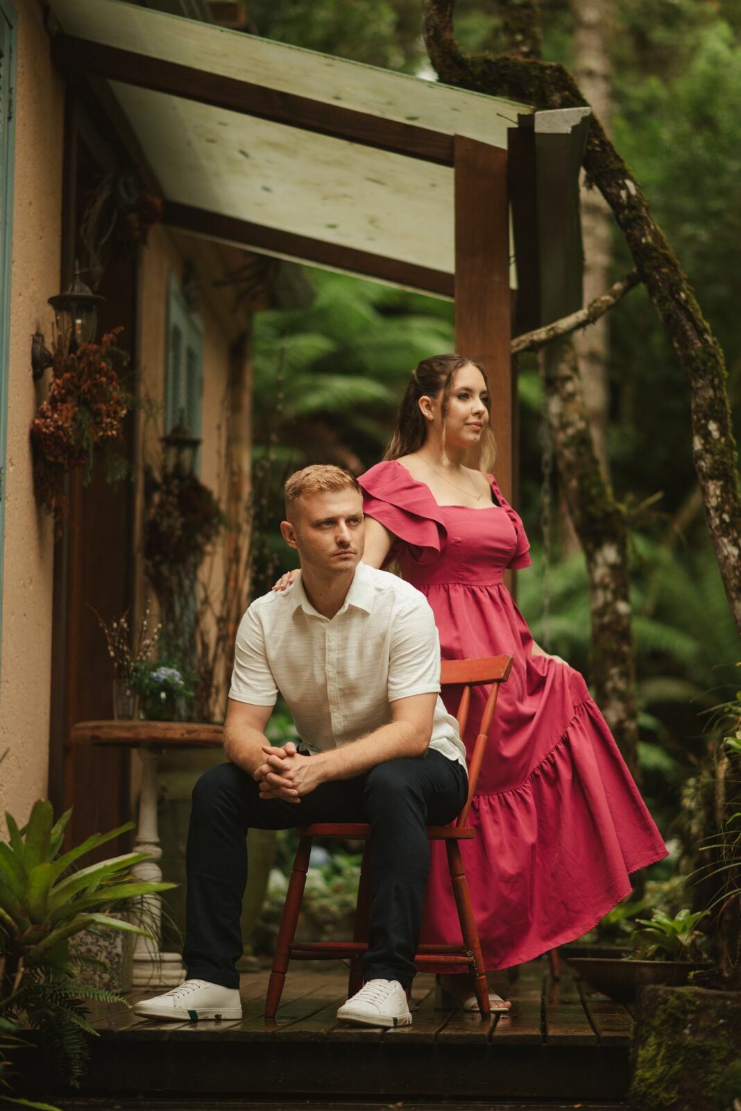 Foto Ensaio Pré Wedding no Jardim Secreto Ville de France | Mari & Vagner  - Imagem 16